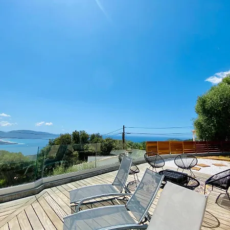 Aria Di Petra Vue Et Piscine Chauffée Villa *